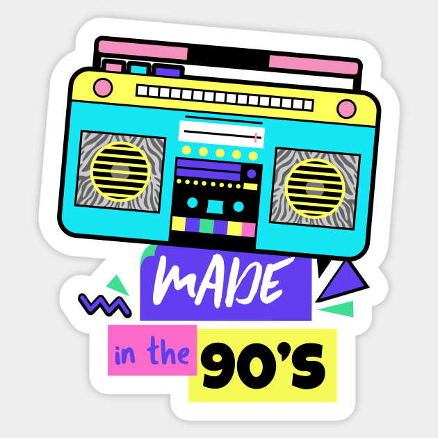 Made in the 90's - 90's Gift Sticker by WizardingWorld